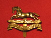 3RD KINGS OWN HUSSARS CAP BADGE