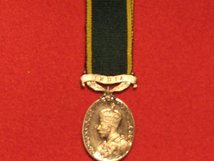 MINIATURE EFFICIENCY MEDAL GV GEORGE V INDIA CONTEMPORARY GF MEDAL