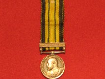 MINIATURE AFRICA GENERAL SERVICE MEDAL EDWARD VII SOMALILAND 1902 04 CLASP MEDAL CONTEMPORARY GF