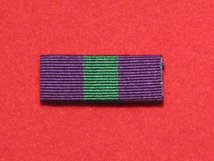 GENERAL SERVICE MEDAL 1918 1962  MEDAL RIBBON SEW ON BAR