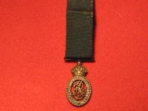 MINIATURE COLONIAL AUXILIARY FORCES OFFICERS DECORATION MEDAL EDWARD VII CONTEMPORARY MEDAL