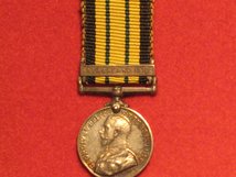 MINIATURE AFRICA GENERAL SERVICE MEDAL GV WITH NYASALAND 1915 CONTEMPORARY MEDAL GVF