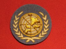 UNITED NATIONS UN OFFICERS BERET BADGE