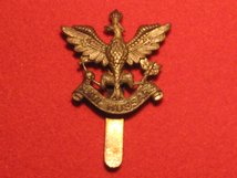 26TH HUSSARS BRASS WW2 CAP BADGE