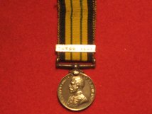 MINIATURE AFRICA GENERAL SERVICE MEDAL GV WITH LANGO 1901 CONTEMPORARY MEDAL GVF