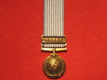 MINIATURE UNITED NATIONS KOREA MEDAL