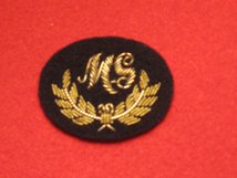MESS DRESS MG MACHINE GUNNER GOLD ON BLACK BADGE