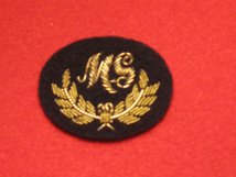 MESS DRESS MG MACHINE GUNNER GOLD ON BLACK BADGE