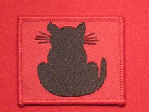 BRITISH ARMY 56TH LONDON INFANTRY DIVISION FORMATION BADGE CAT TAIL RIGHT FACING WW2 BADGE
