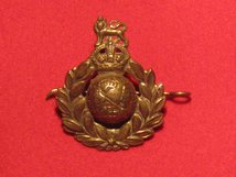 ROYAL MARINES CAP BADGE KC (KINGS CROWN)