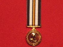 MINIATURE SERVICE MEDAL OF THE ORDER OF ST JOHN GOLD VERSION