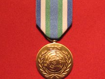 FULL SIZE UNITED NATIONS SIERRA LEONE MEDAL.