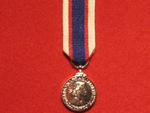 MINIATURE ROYAL FLEET RESERVE LONG SERVICE MEDAL EIIR