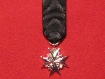 MINIATURE ORDER OF ST JOHN OF JERUSALEM MEDAL STERLING SILVER SERVING MEMBER OF THE BROTHERHOOD AND SISTERHOOD