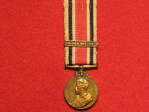 MINIATURE SPECIAL CONSTABULARY LSGC MEDAL GV ROBES WITH 2ND AWARD BAR MEDAL