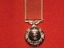 MINIATURE BRITISH EMPIRE MEDAL BEM WITH CIVILIAN RIBBON MEDAL CIIIR CHARLES III