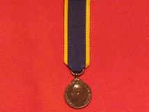 MINIATURE EDWARD MEDAL MINES EDWARD VII BRONZE