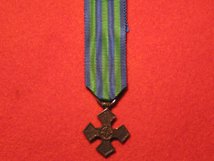 MINIATURE RUMANIA ROMANIAN COMMEMORATIVE WAR CROSS 1916 MEDAL