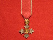 MINIATURE CBE KBE C B E COMMANDER BRITISH EMPIRE CIVIL MEDAL