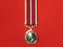 MINIATURE MERITORIOUS SERVICE MEDAL CIIIR CHARLES III