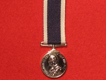 MINIATURE ROYAL NAVY LSGC MEDAL CIIIR CHARLES III