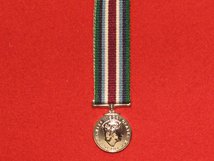 MINIATURE WIDER SERVICE MEDAL CIIIR CHARLES III