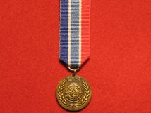 MINIATURE UNITED NATIONS HAITI MEDAL MINUJUSTH MEDAL