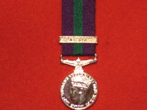 MINIATURE GSM 1918 1962 MALAYA MEDAL GVI